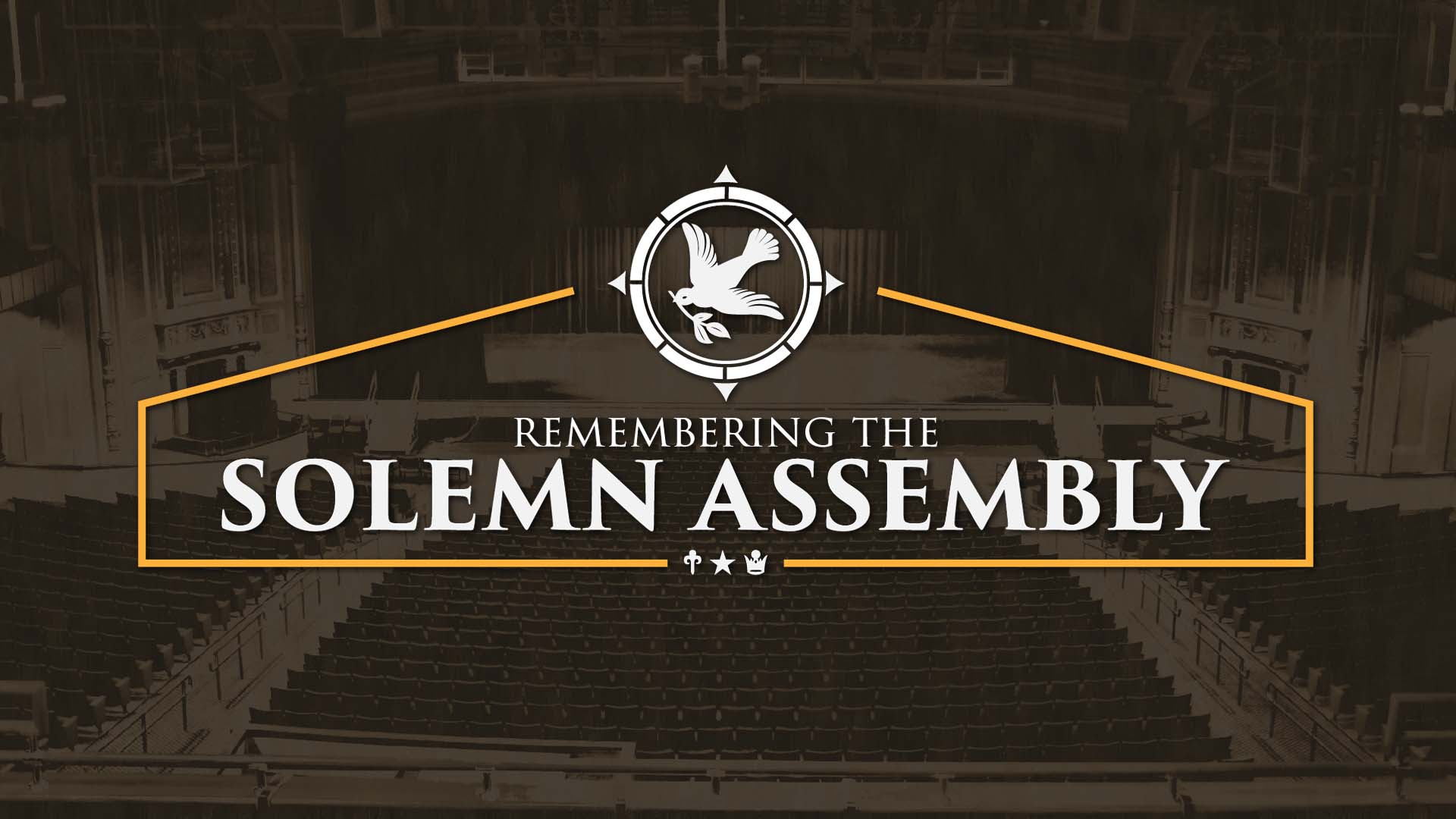Remembering the Solemn Assembly